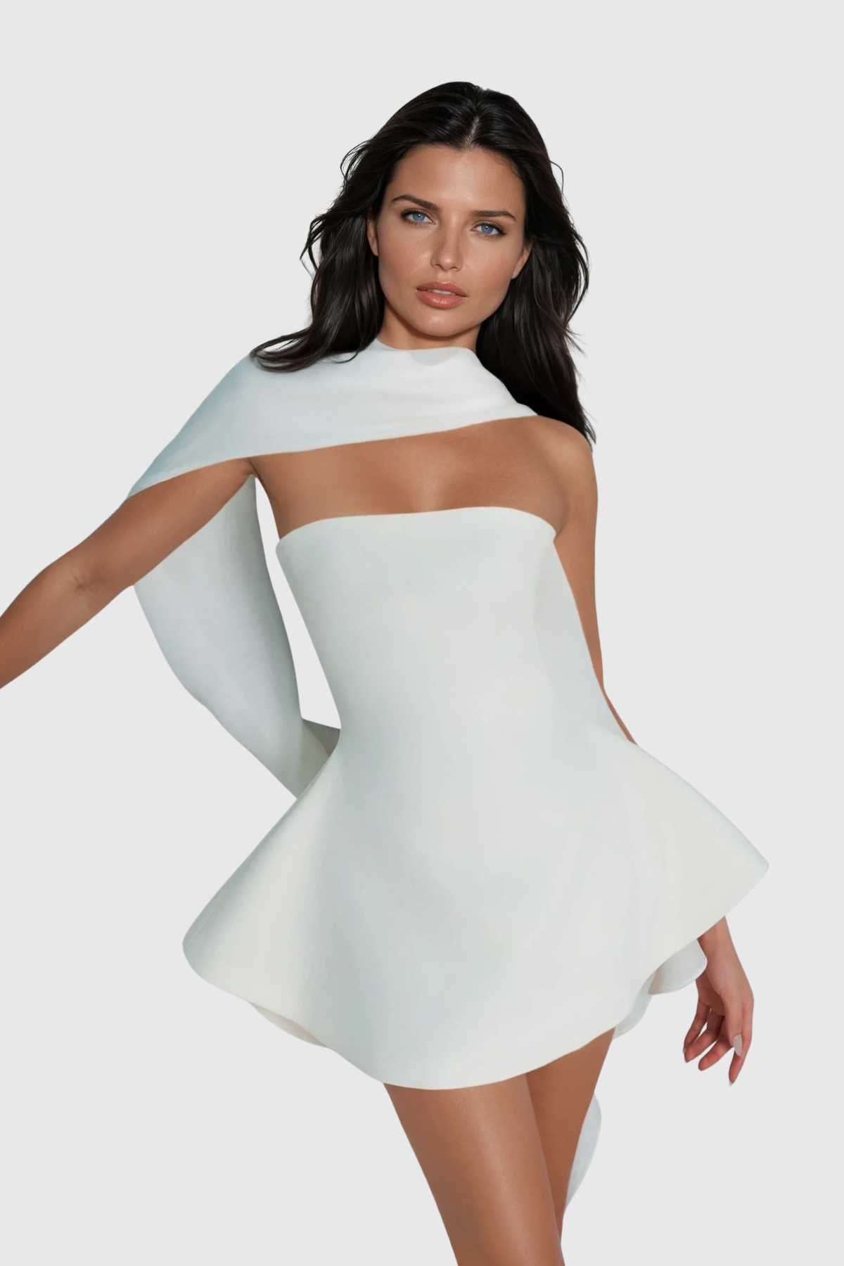 Dores Scarf Mini Dress
