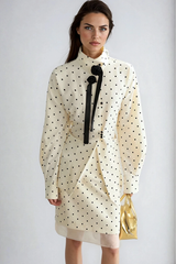 Djordje Dot Flower Skirt Set