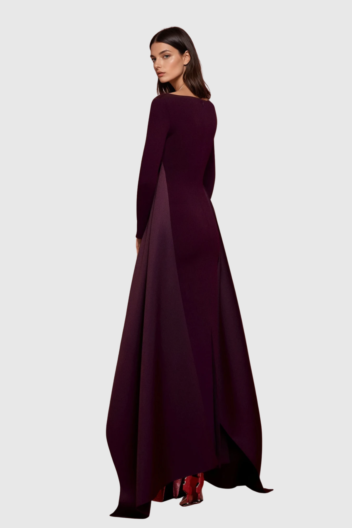Di Off Shoulder Fringe Maxi Dress