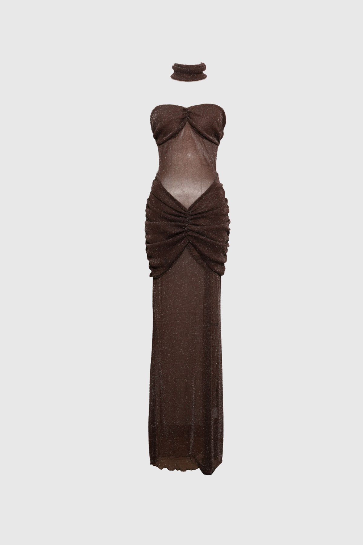 Daedalus Strapless Sequin Maxi Dress