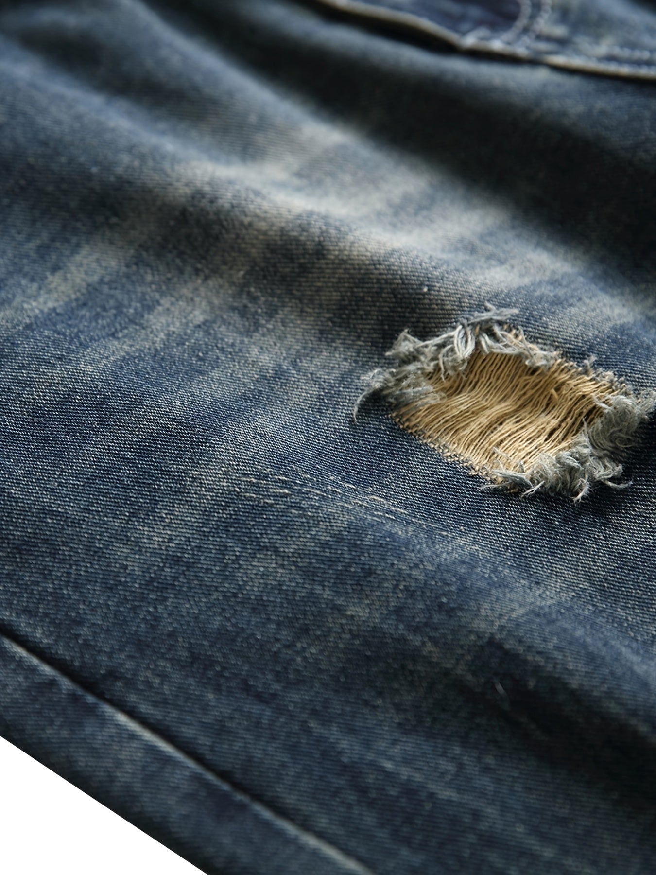 Men's Dark Blue Ripped Jeans Dark Blue Ripped Jeans for men