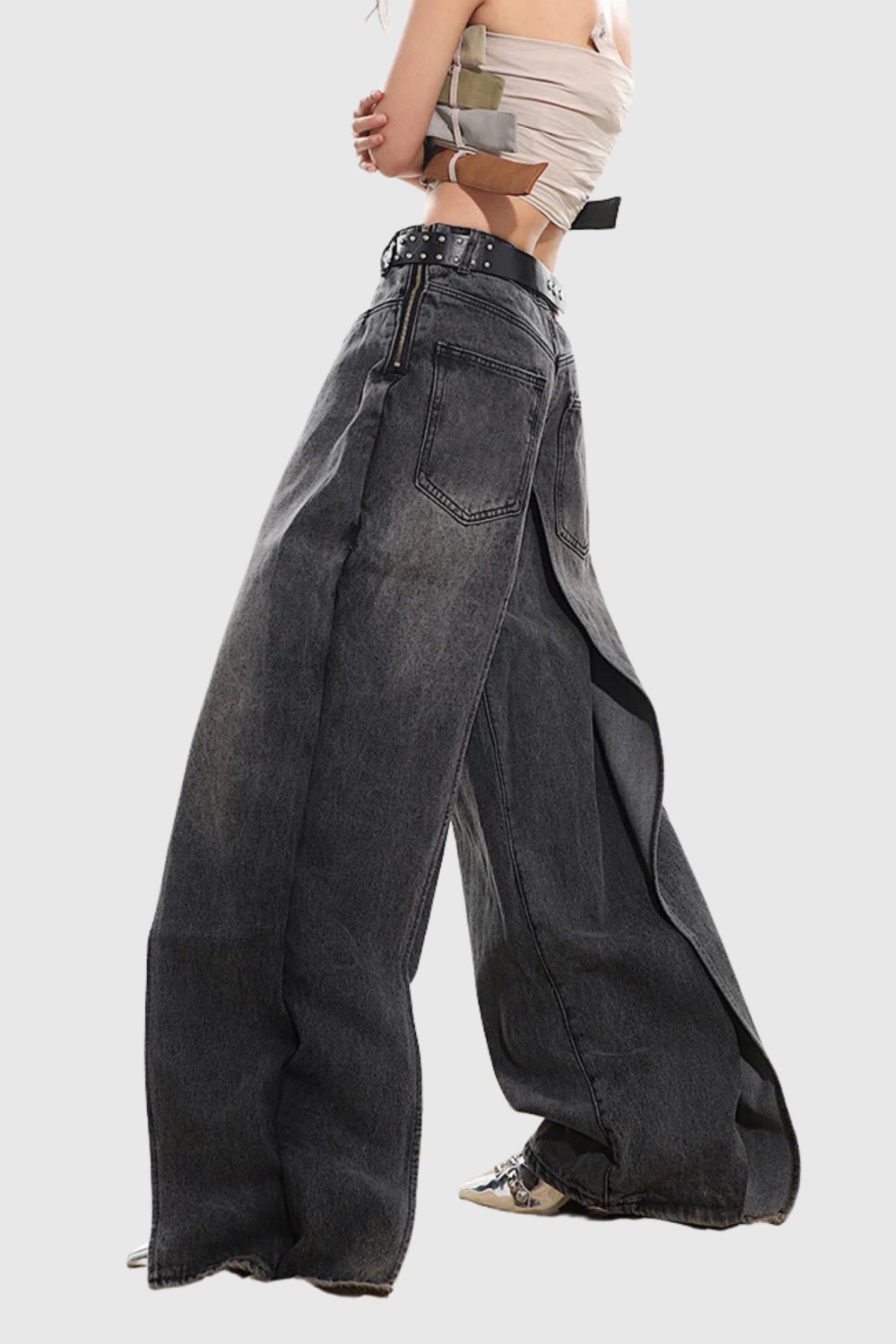 Abha Deconstruct Barrel Jeans