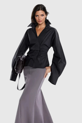 Almendra Ruch V Neck Shirt