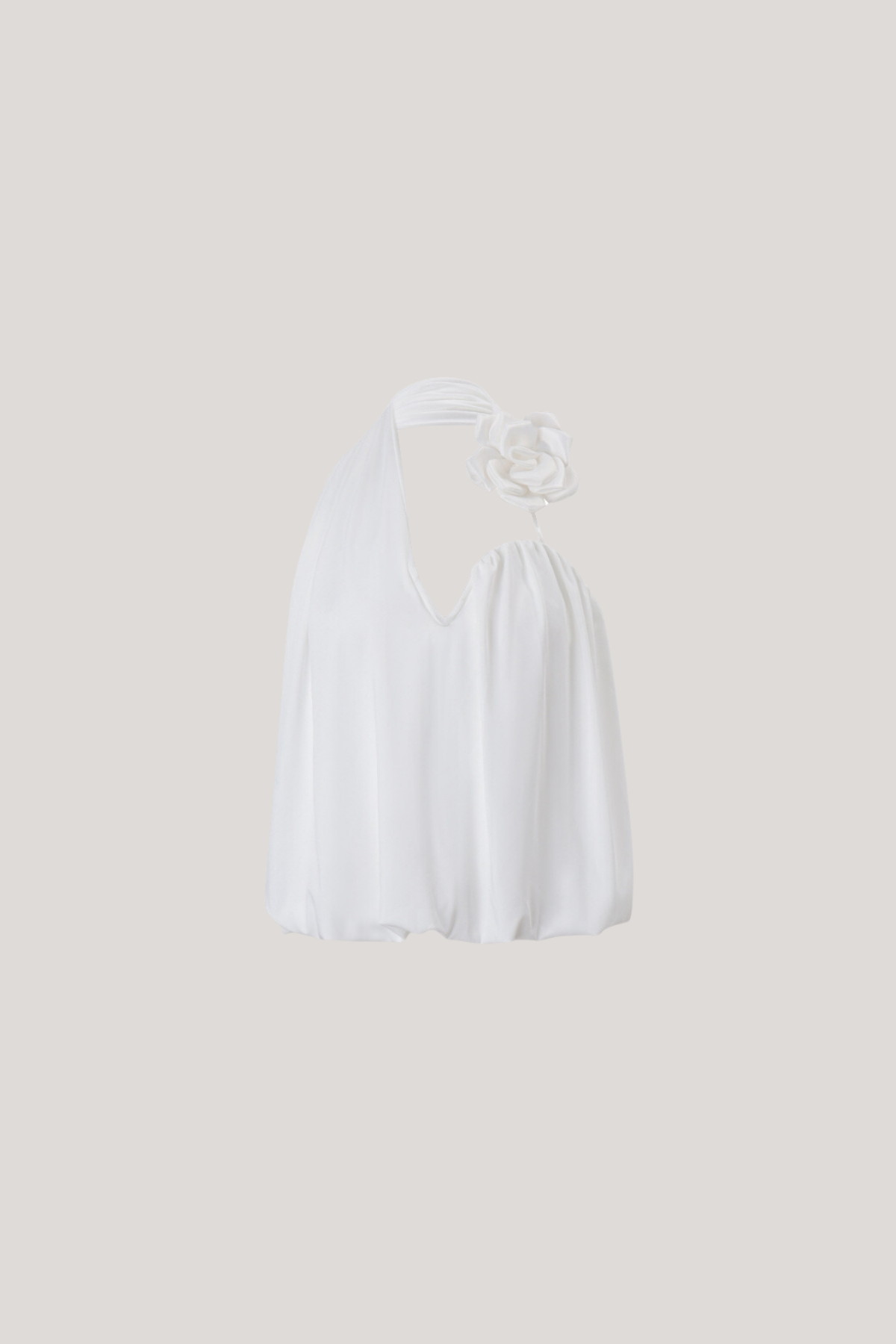 Anca Flower Asymmetric Ruch Top