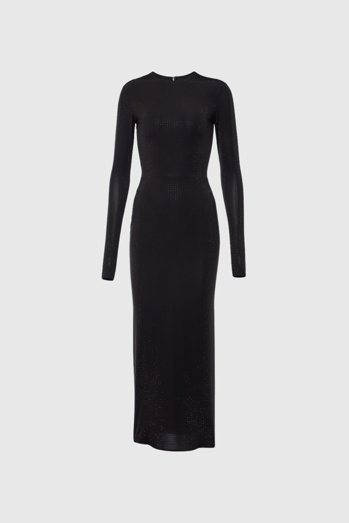 Anoki Rhinestone Bodycon Maxi Dress In Black