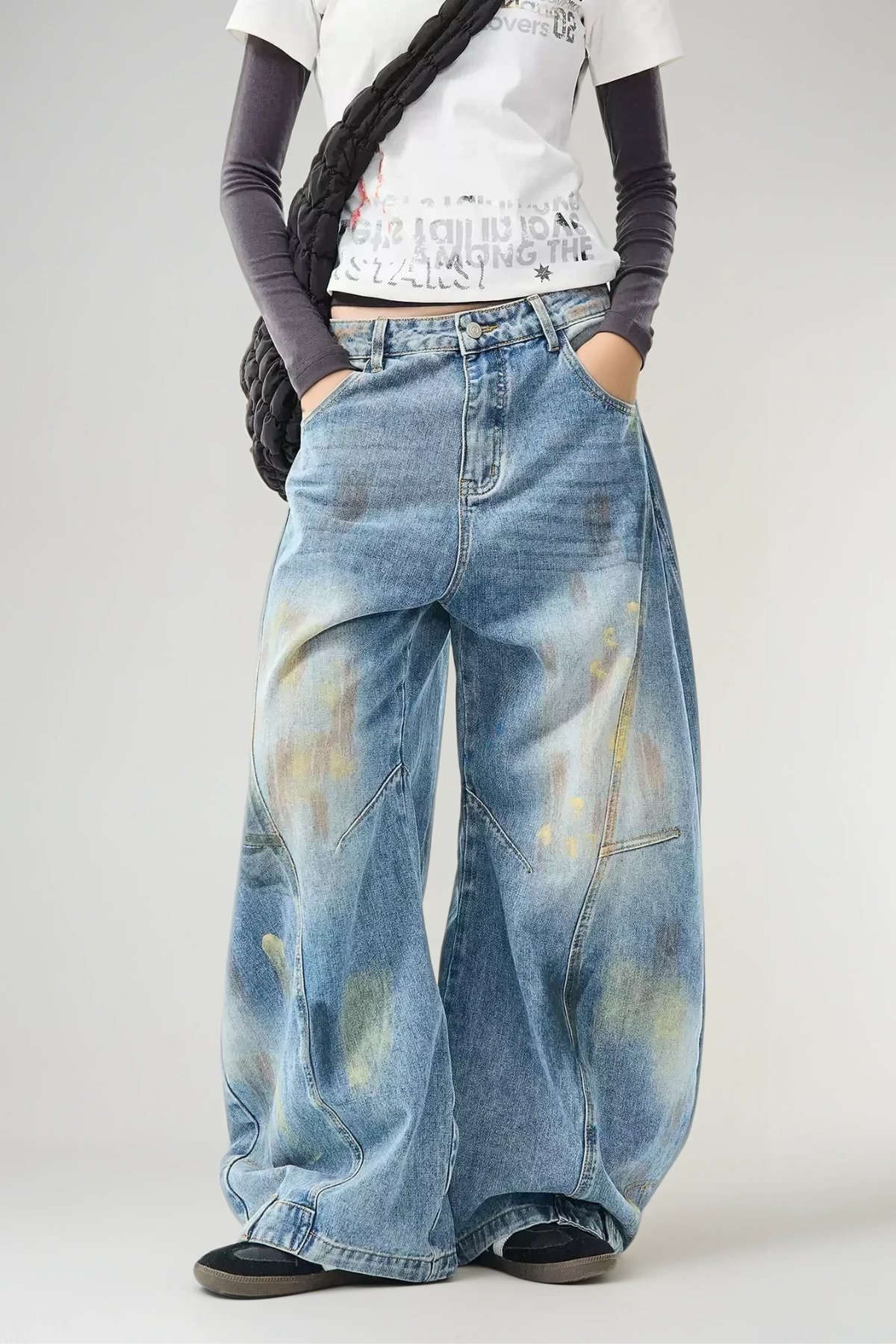 Arbana Deconstruct Barrel Jeans