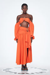 Baia Off Shoulder Skirt Set