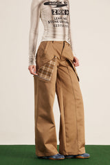 Barakat Plaid Cargo Pants