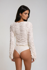 Batuhan Ruch Lace Up Drawstring Top