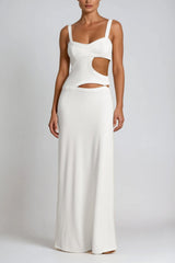 Berny Cutout Spaghetti Maxi Dress