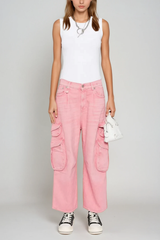 Bharata Bleached Pocket Cargo Jeans