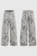 Botros Print Jeans