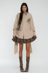Bozhidara Star Lace Up Shirt