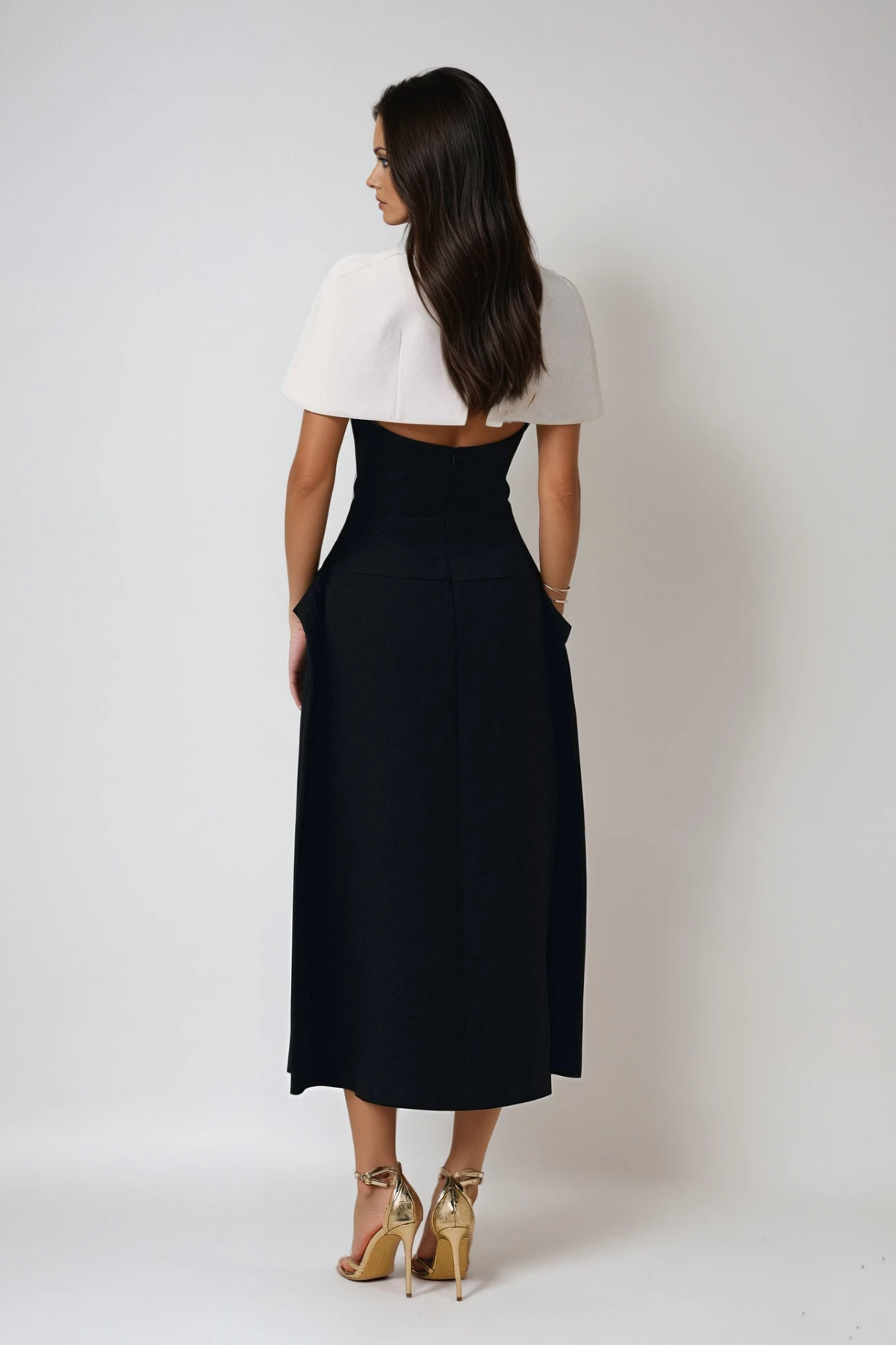 Brad Shawl Two Piece Maxi Dress