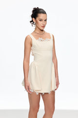Caligula Sleeveless Mini Dress In Apricot