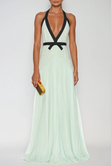 Calixte Plunge Mesh Maxi Dress