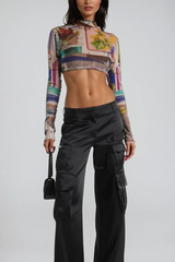 Callixtus Print Bodycon Top
