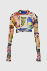 Callixtus Print Bodycon Top