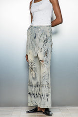 Caryn Graffiti Barrel Jeans