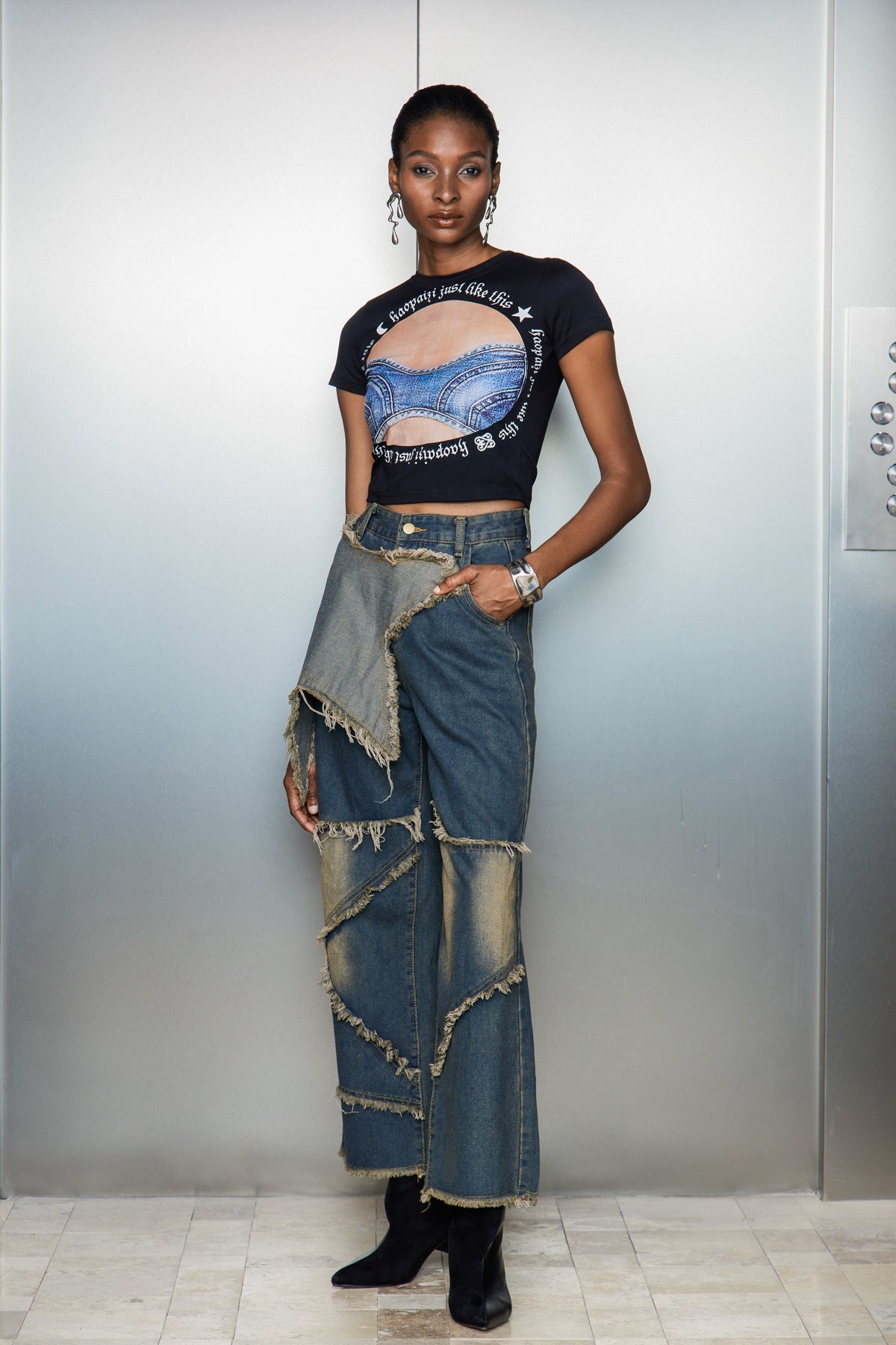 Cason Print T Shirt