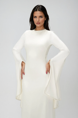 Cesare Pearl Bandage Maxi Dress
