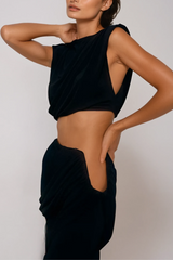 Ceylan Ruch Asymmetric Pants Set