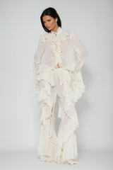 Cirila Ruffle Pants Set