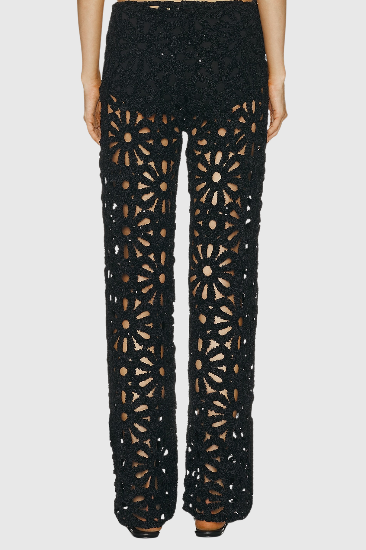 Clarette Floral Cutout Pants Set