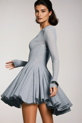 Dany Ruffle Twist Mini Dress