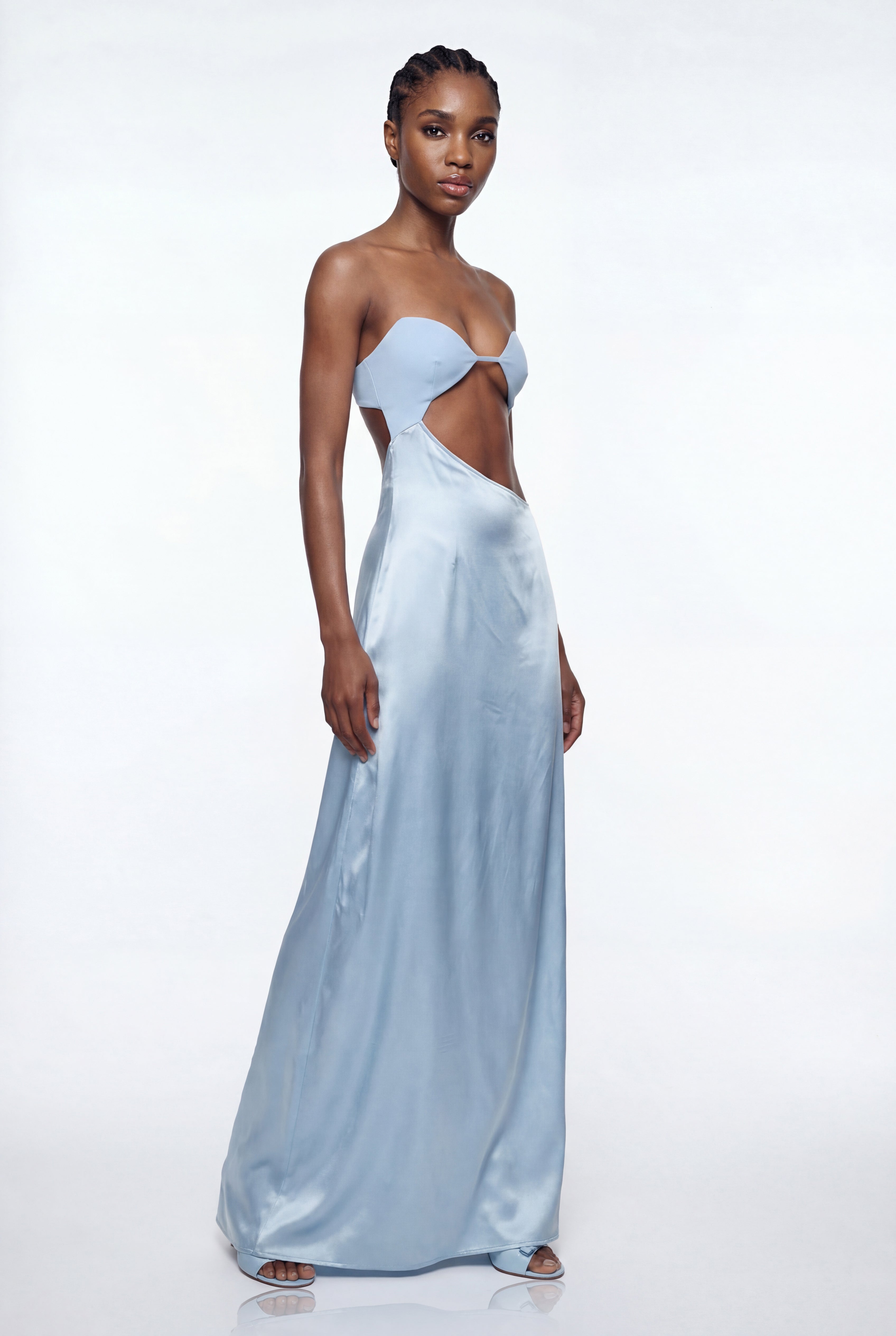 Darek Cutout Asymmetric Maxi Dress