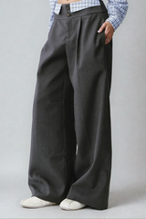 Darko One Shoulder Plaid Pants Set