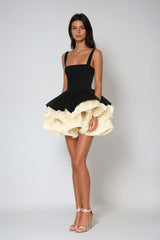 Davorka Sleeveless Puffy Mini Dress