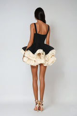Davorka Sleeveless Puffy Mini Dress