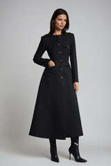 Dearbhla Long Sleeve Split Midi Dress