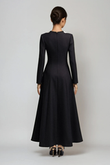 Dennis Deconstruct Flower Maxi Dress