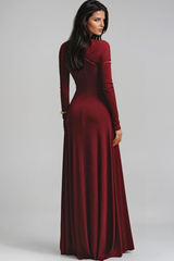Desirae Cutout Bodycon Ruch Maxi Dress