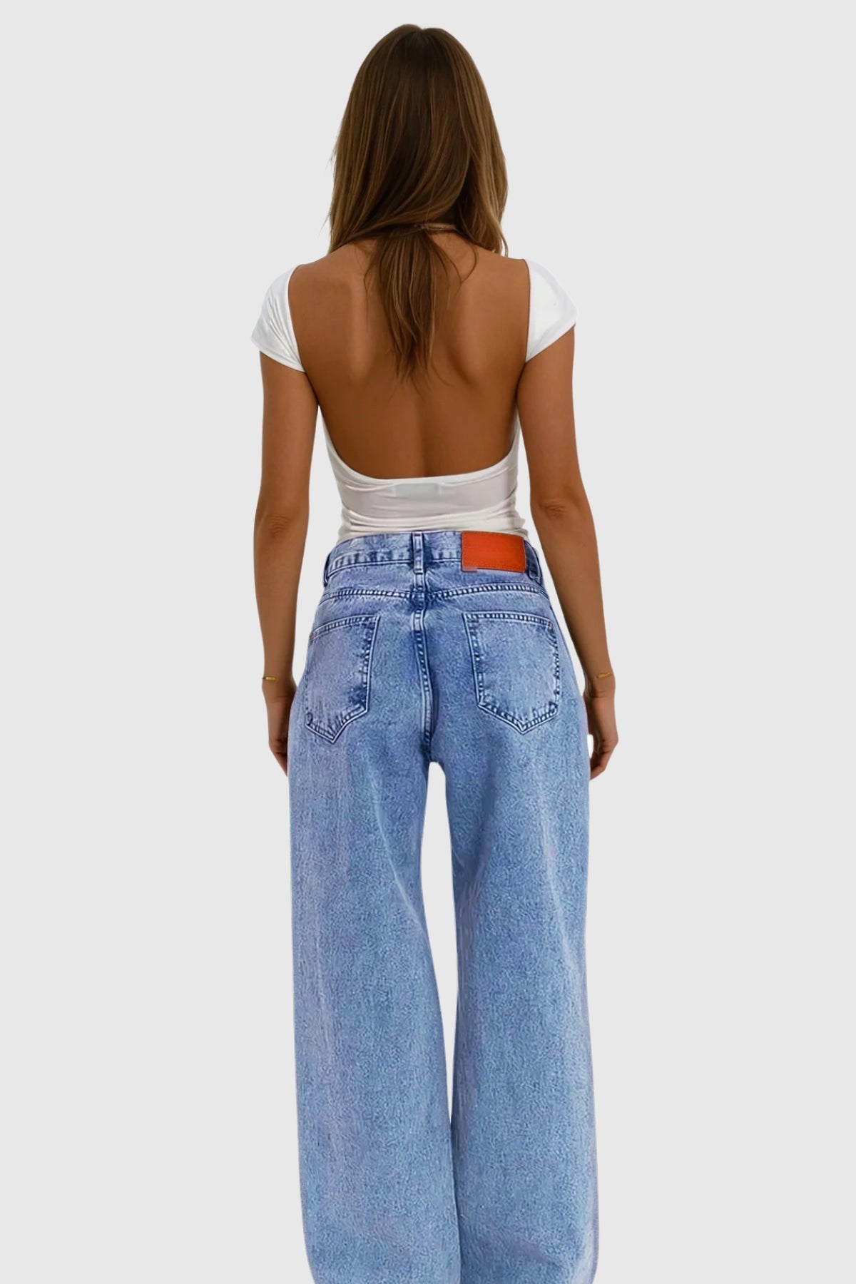 Devaki Mesh Burnout Jeans
