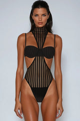 Devan Mesh Cutout Bodysuit