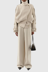 Diego Buckle High Neck Jacket