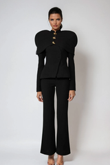 Diletta Button Shawl Jacket