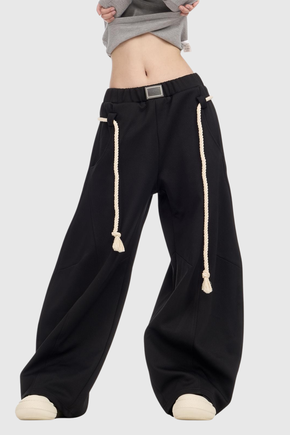 Diokles Rope Pants In Black