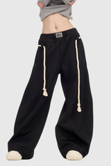 Diokles Rope Pants In Black