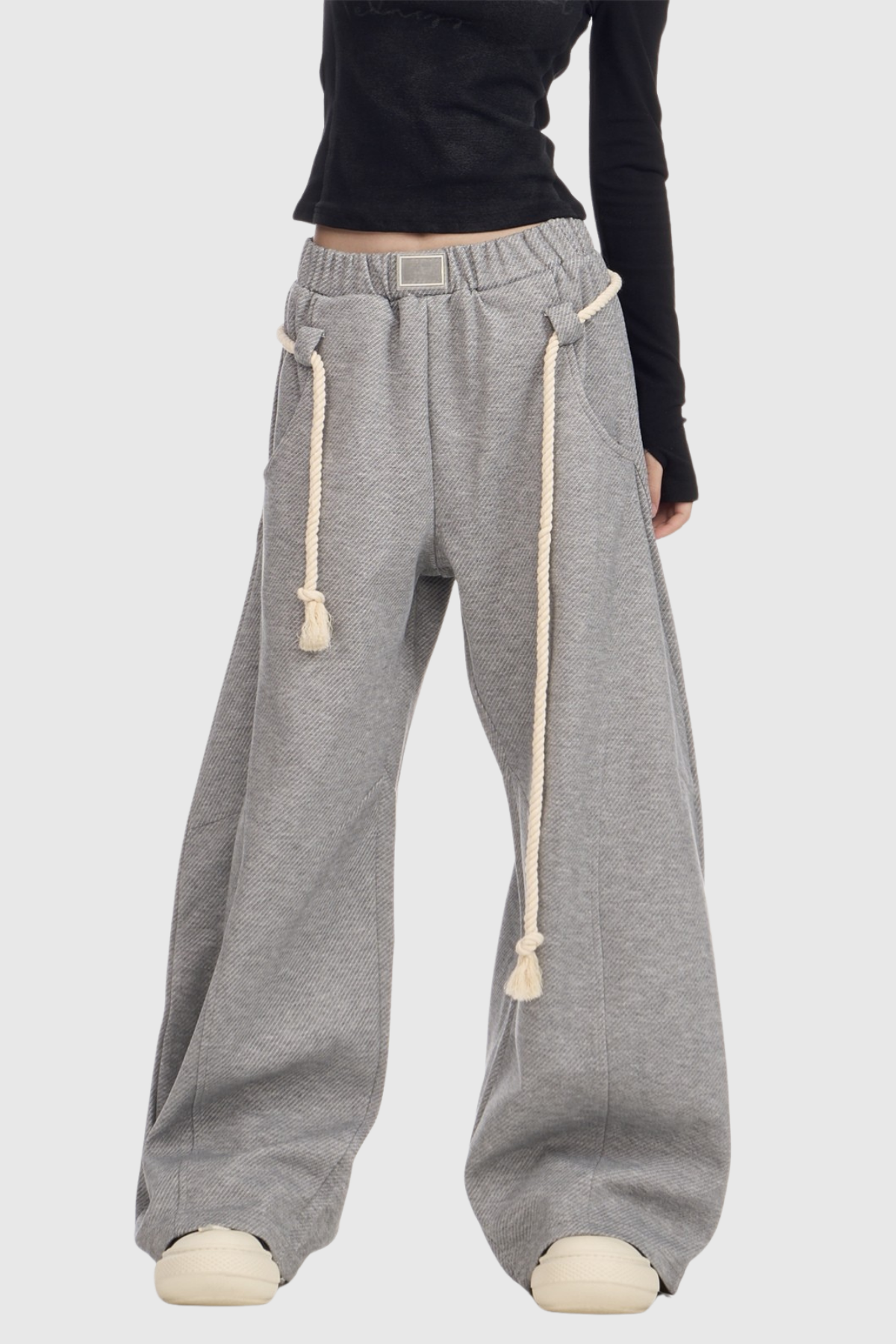Diokles Rope Pants In Grey