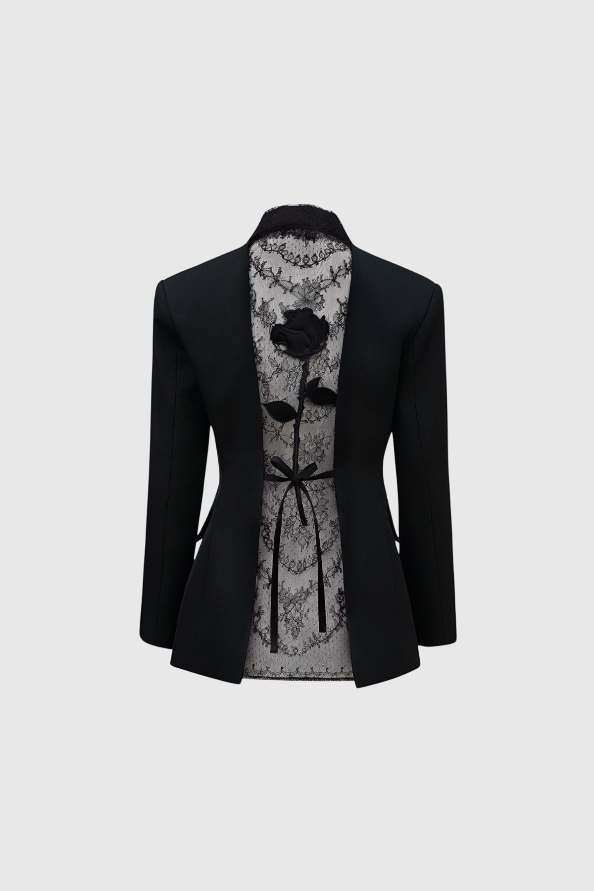 Disha Lace Floral Blazer
