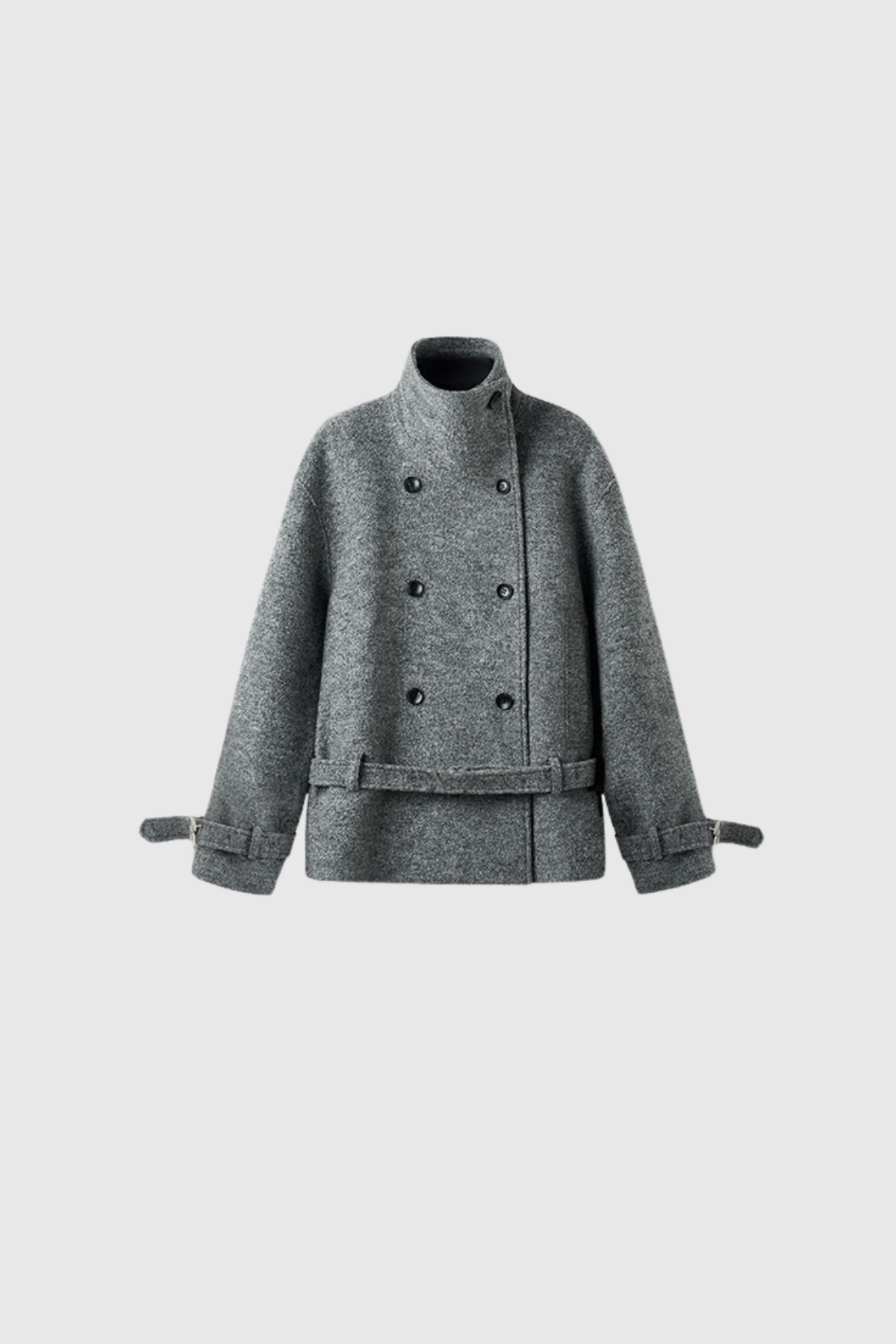Djuradj Double Breasted Jacket In Grey