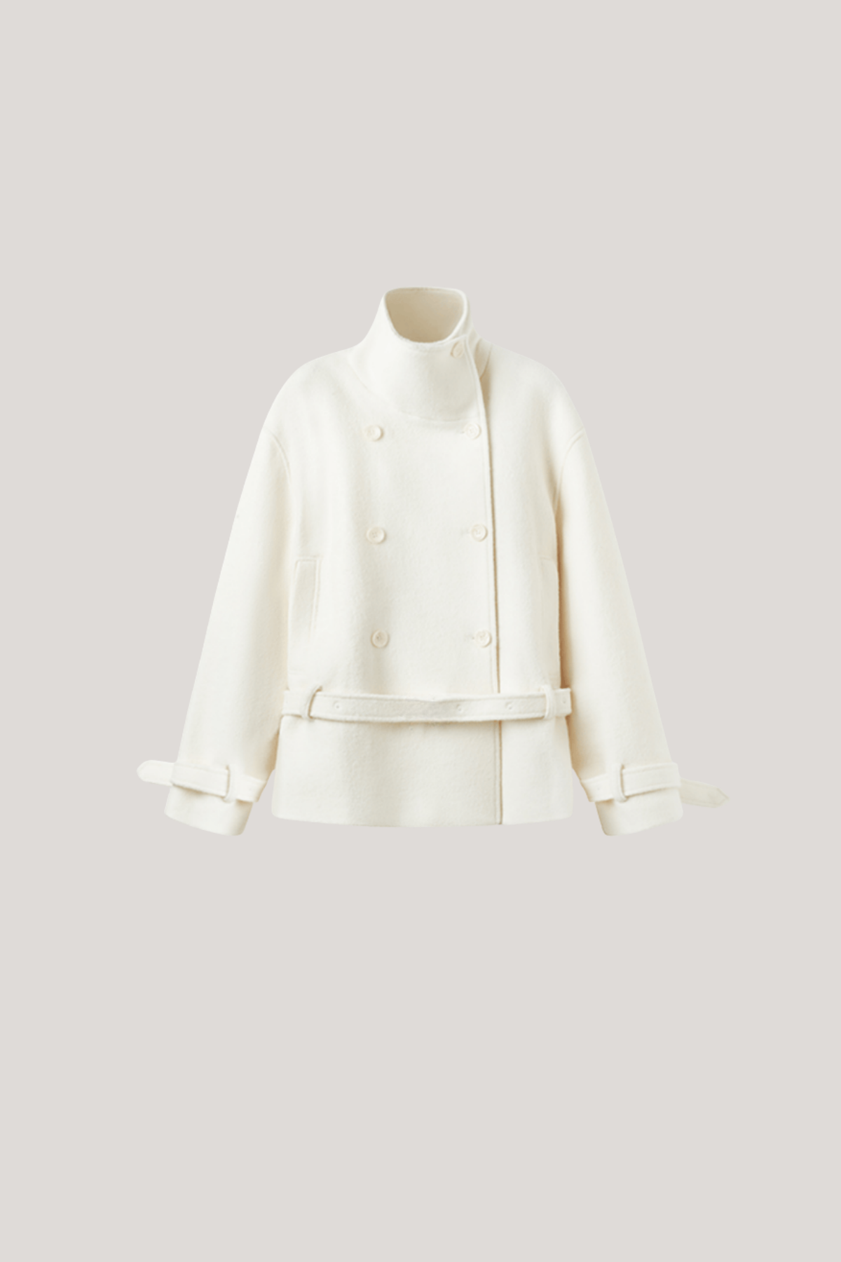 Djuradj Double Breasted Jacket In White