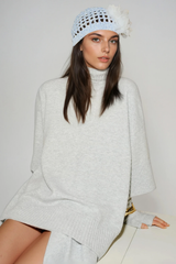 Djuro High Neck Knit Skirt Set