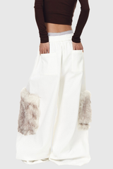 Dmytro Faux Fur Pocket Pants