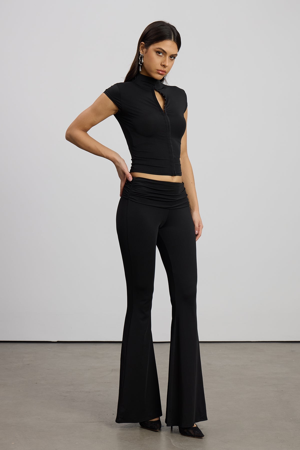 Dobromila Bodycon Hook Pants Set