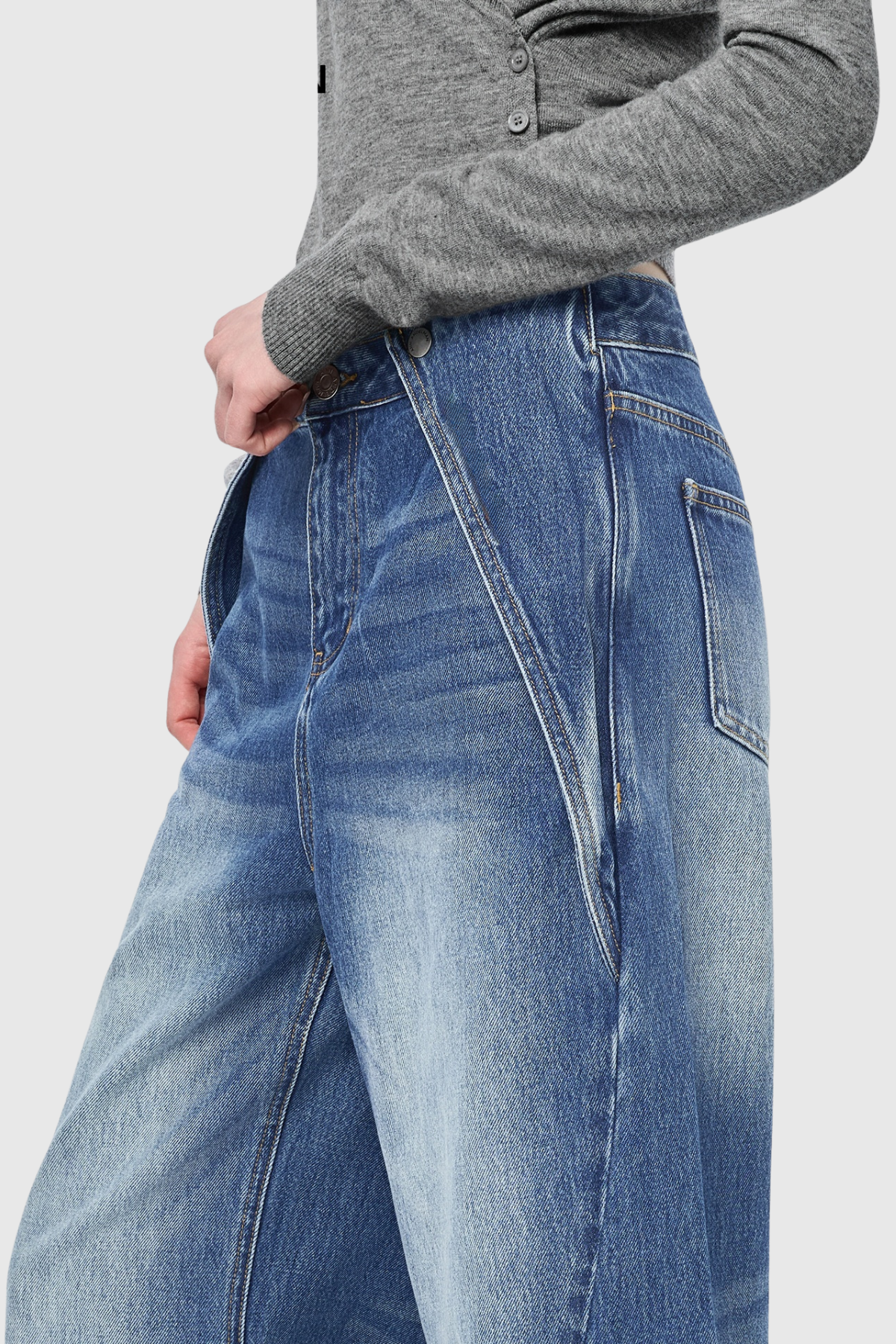 Drasko Deconstruct Bleach Dye Jeans